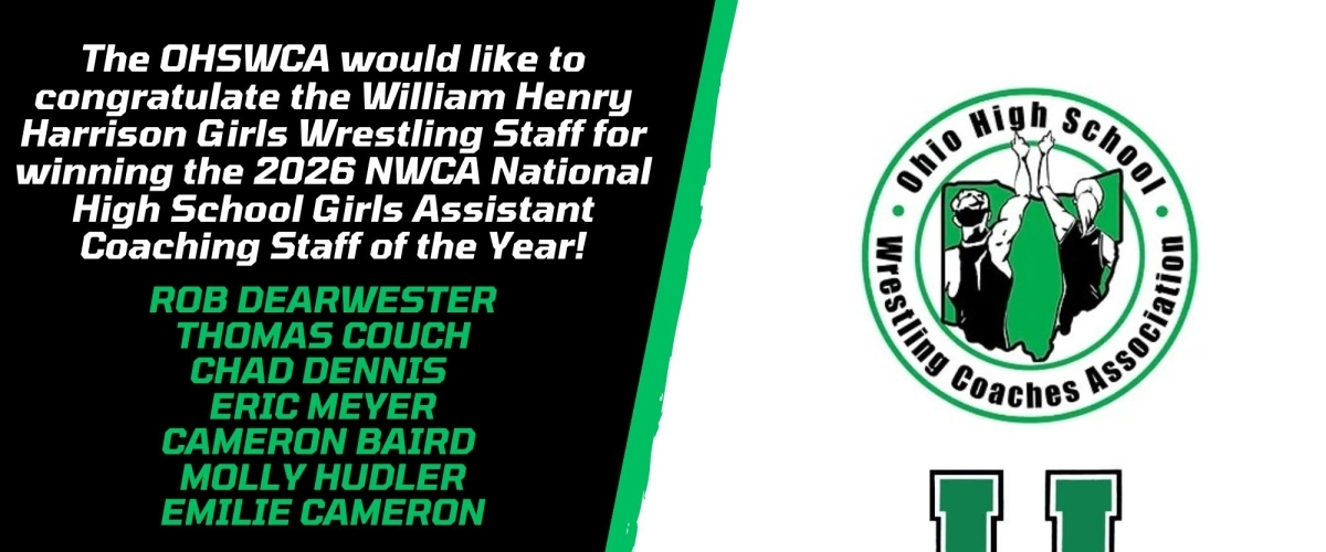 2026 NWCA National Assistant Girls Coaching Staff of the Year Banner Image